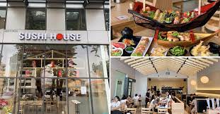 This New Sushi House In Penang Serves Sushi On A Giant Tiered Boat  gambar png