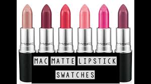 mac matte lipstick in the