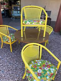 Aluminum Patio Set With Barrel Chairs
