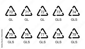 gl recycling symbols signs icons