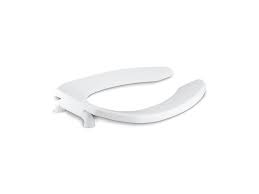 Open Front Elongated Toilet Seat