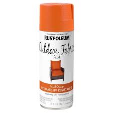 Burnt Orange Outdoor Fabric Spray Paint