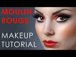 makeup tutorial moulin rouge makeup