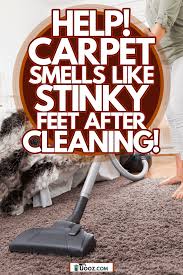 help carpet smells like stinky feet