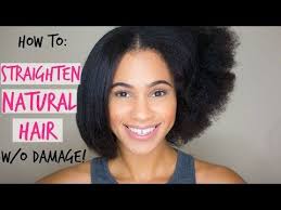 Curls and waves are fun and exciting, but can be hard to keep neat at times. Natural Hair How To Straighten Hair Without Heat Damage Youtube Straighten Hair Without Heat Straightening Natural Hair Natural Hair Styles