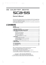 Roland Scb 55 Owner S Manual Manualzz Com