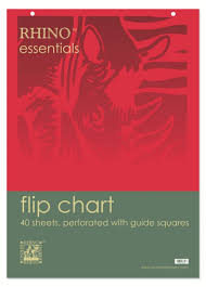 Rhino Music Flip Chart Perforated Head Ruled 5 Stave A1 30