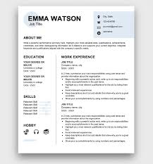 Resume examples & guides for any job 60+ examples. Editable Resume Templates For Microsoft Word Free Download