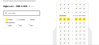 spirit airlines seat selection