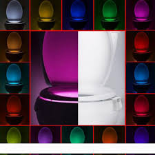 2020 Led Toilet Night Light Bowl Bathroom Automatic Motion Sensor Led 8 Change Lamp Sensor Lights Toilet Nightlight Battery Operated From Mustore0829 7 82 Dhgate Com