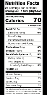 21 whole grains and seeds thin slice