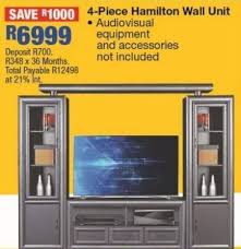 hamilton wall unit offer at ok furniture