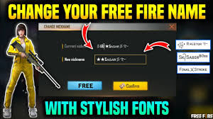 Type your nick in the text box: How To Change Free Fire Name In Stylish Font How To Change Name In Garena Free Fire Youtube