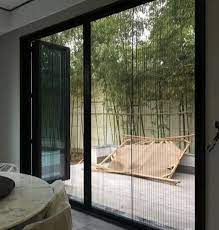 Green Bamboo Pleated Mosquito Net For Door