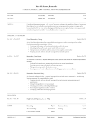 Bartending is one of the most sought after jobs across the country and. Bartender Resume Guide 12 Example Downloads Pdf Word 2020