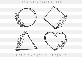 Find & download free graphic resources for christmas frame. Free Leaf Frame Svg Png Eps Dxf By Caluya Design