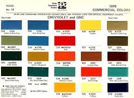 1969 Chevrolet Colors Chevy Truck
