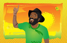 reggae man free vector