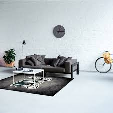 gray distressed area rug