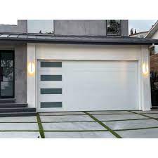 elegant garage door white sand 8 x 8