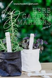 Diy Herb Garden Markers Plant Stakes