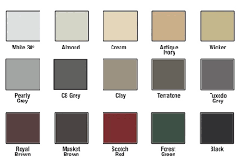 How To Choose Gutter Colors Gutter Color Chart