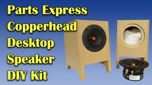 diy parts express desktop speaker kit
