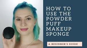 powder puff makeup sponge