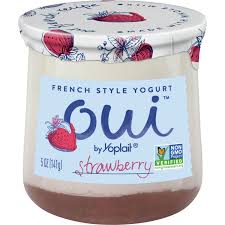 yogurt single serve cup strawberry 5 oz