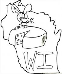 State of maine coloring page | free printable coloring pages. Wisconsin State Flag Coloring Page Coloring Home