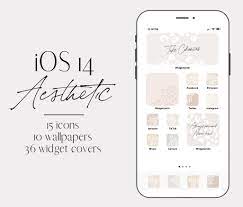 IOS 14 iPhone Aesthetic Apple Home ...