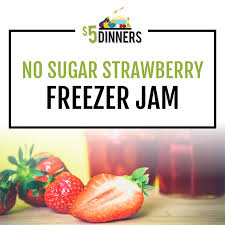 no sugar strawberry freezer jam on 5