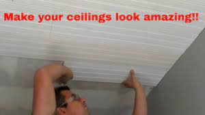 how to install bead board on ceilings