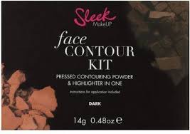 sleek makeup face contour kit dark bol