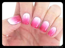 Pink and white nails, have you ever wondered what is so special about this color combination? Red Pink White Gradient Nail Art Chantal S Corner