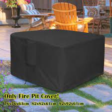 outdoor patio firepit table cover
