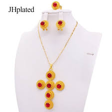 african jewelry sets dubai gold plated