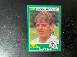 Find the latest in troy aikman merchandise and memorabilia, or check out the rest of our nfl football gear for the whole family. Lot 1989 Score 270 Troy Aikman Rookie Card