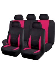9pcs Colorblock Car Seat Cover Shein