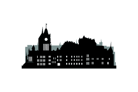 Skyline Silhouette Of Edinburgh Svg Cut File By Creative Fabrica Crafts Creative Fabrica