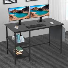 Hundreds of home office furniture brands ship free. Computer Desk Office Desk Gaming Desk Extra Large Black Modern Student Girl Kids Study Pc Simple Executive Table Workstation For Small Space Walmart Com Walmart Com