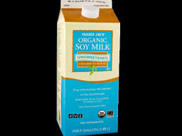 organic unsweetened soy milk nutrition