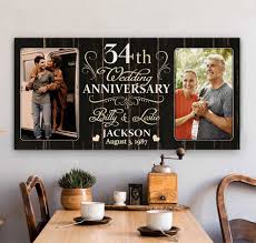 34th anniversary gift for husband and