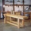 My first order of business was to build me a functional workbench. 3