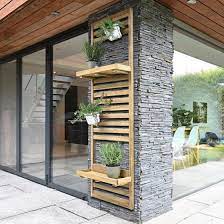 5 11 Forest Slatted Tall Wall Planter