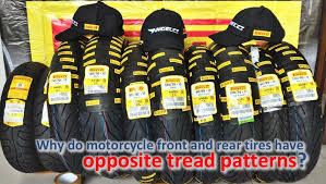 Why Do Motorcycle Front And Rear Tires Have Opposite Tread
