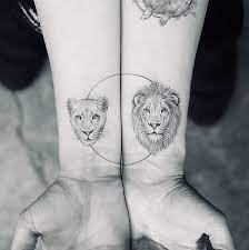 tattoo#lion | Original tattoos, Matching couple tattoos, Tattoos