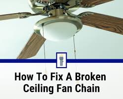 how to fix a broken ceiling fan pull