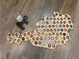 Beer Cap Map Austria Gift