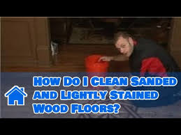flooring tips how do i clean sanded